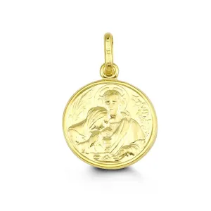 10K Yellow Gold (14mm) Communion Medallion Pendant