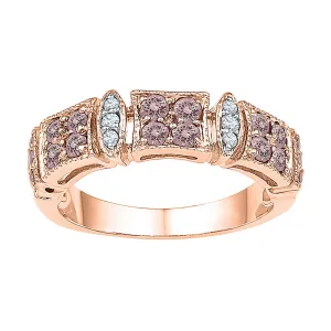 1/6CTW-DIA 1/2CT-MO RING