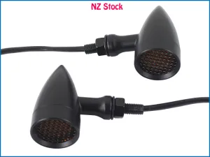 2pcs Turn Signal Blinker Indicators Fits Harley Honda Yamaha Suzuki Motorcycle
