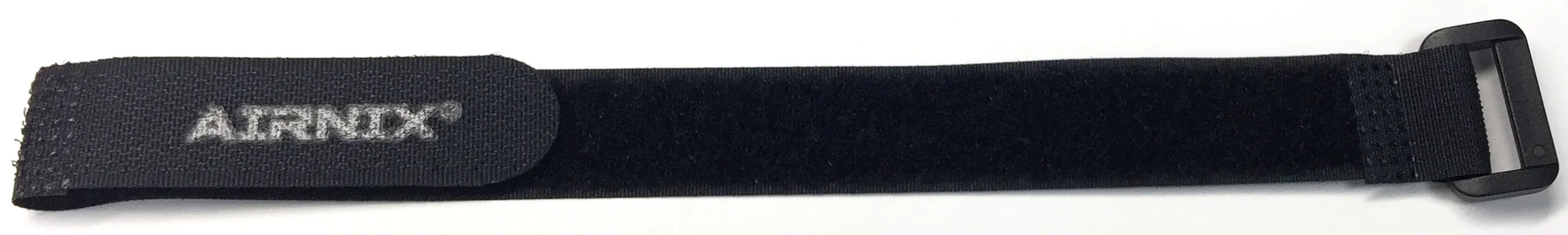 AIRNIX 12" x .75" (9.5" useable) Standard Nylon Hook & Loop Cinch Strap w/ Plastic Buckle