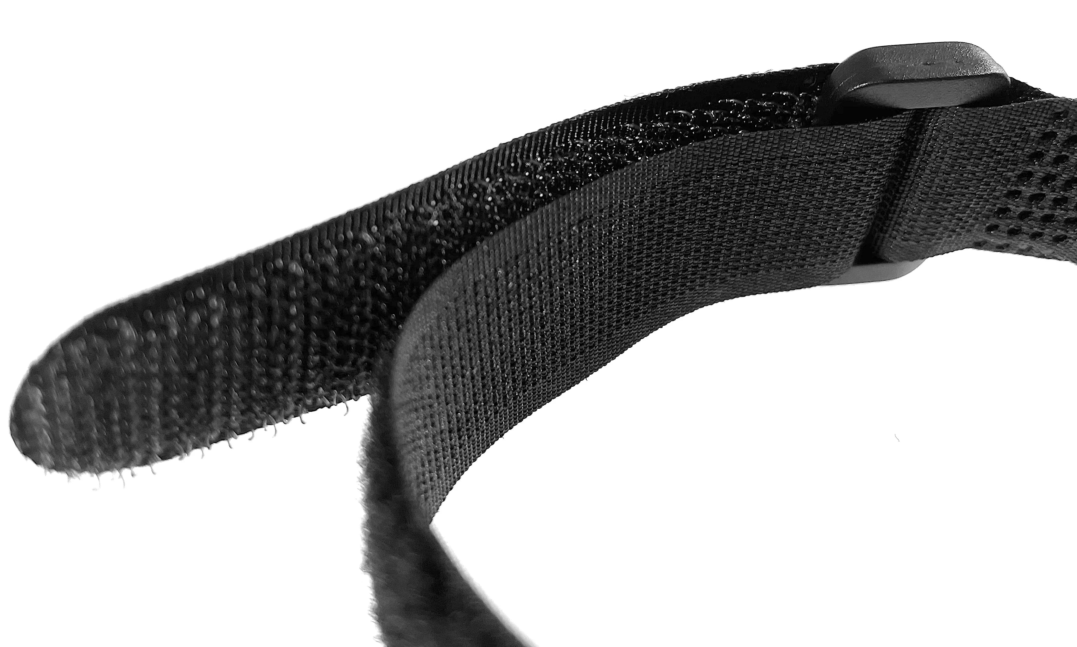AIRNIX 12" x .75" (9.5" useable) Standard Nylon Hook & Loop Cinch Strap w/ Plastic Buckle