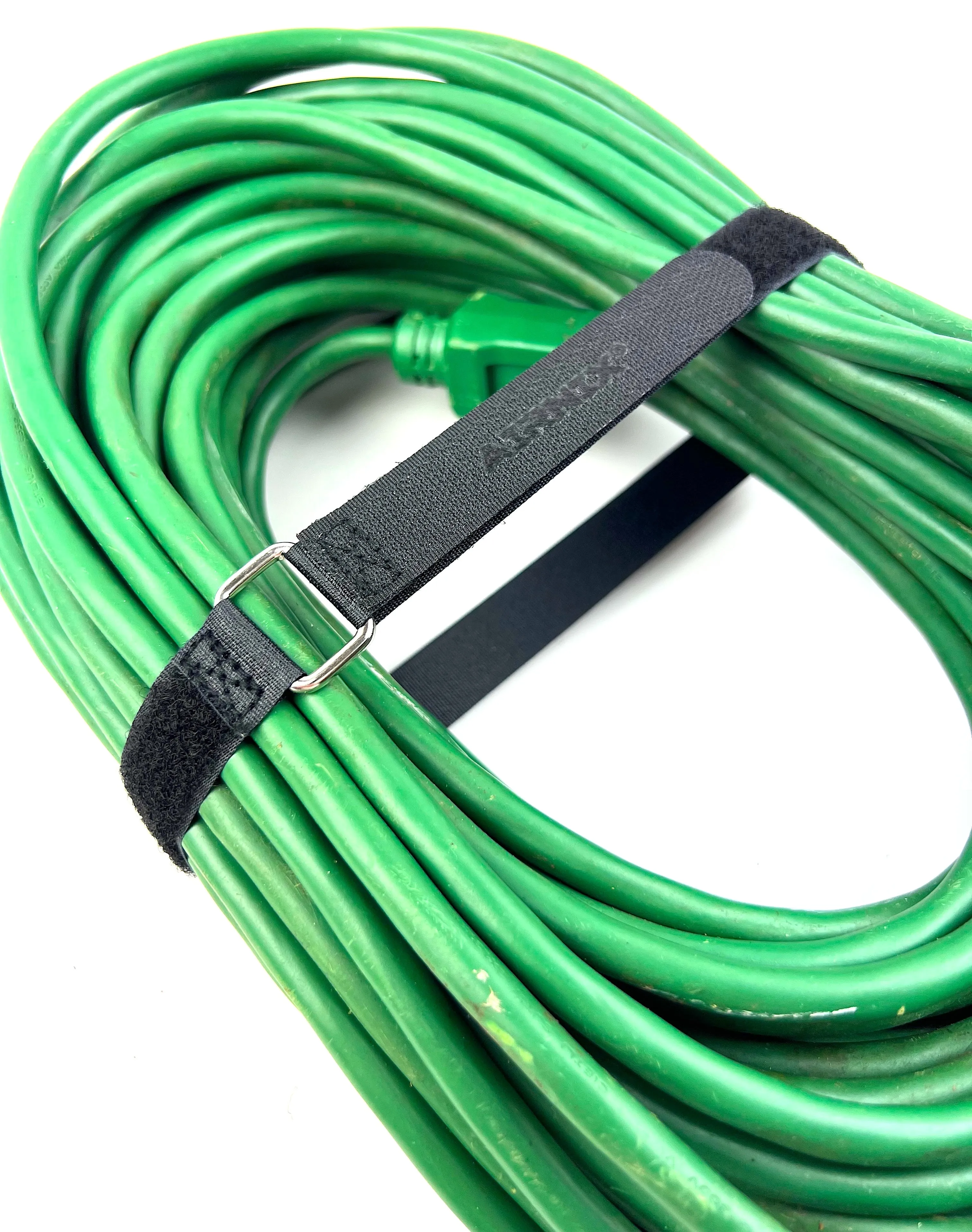 AIRNIX 22" x .75" (19" useable) Standard Nylon Hook & Loop Cinch Strap w/ Metal Buckle