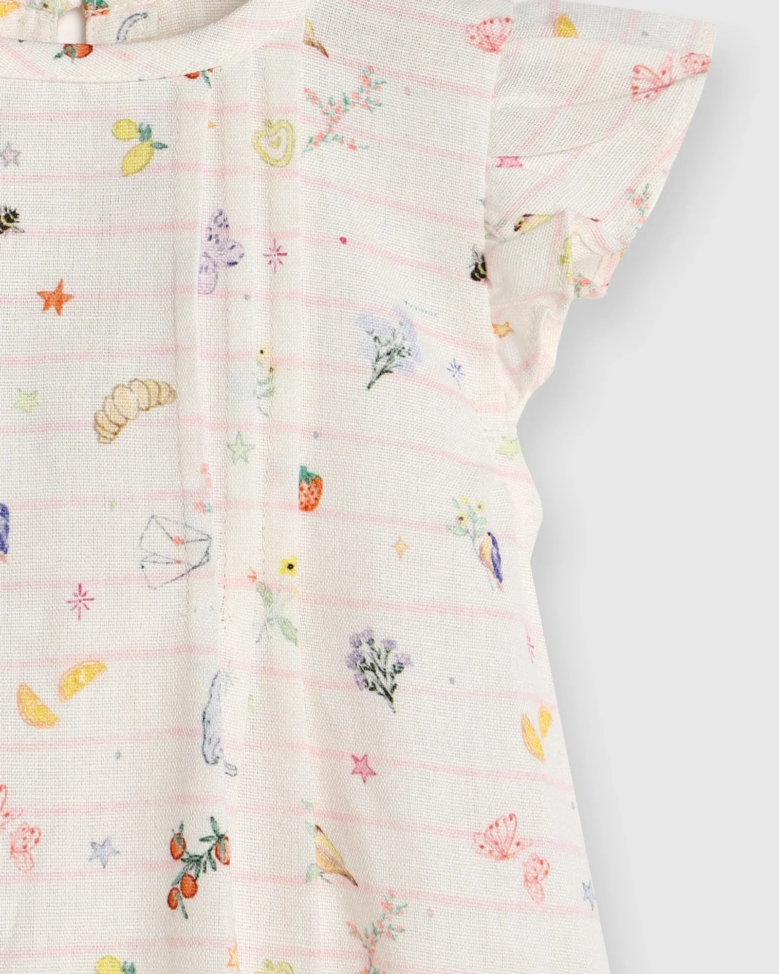 ALEX & ANT DAHLIA PLAYSUIT NATURE SKETCH