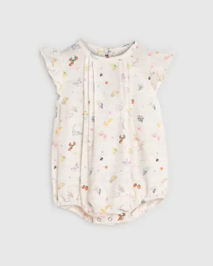 ALEX & ANT DAHLIA PLAYSUIT NATURE SKETCH