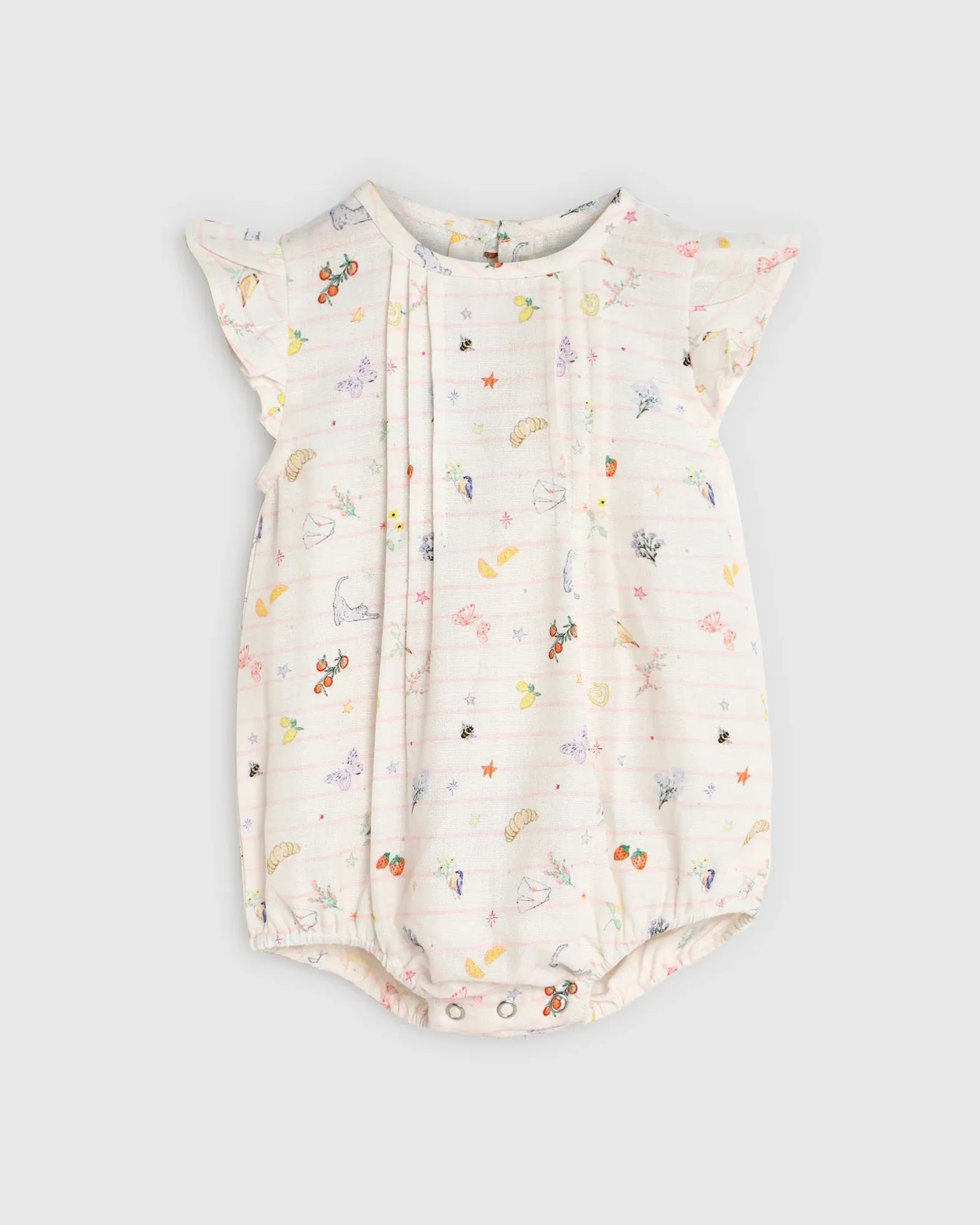 ALEX & ANT DAHLIA PLAYSUIT NATURE SKETCH