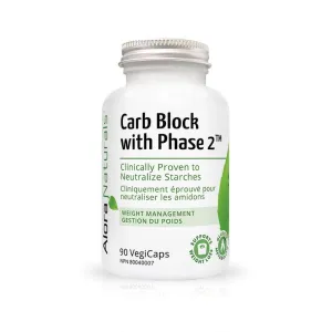 Alora Naturals Carb-Block with Phase 2™ 500mg 90 Veg Capsules