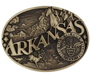 Arkansas State Buckle