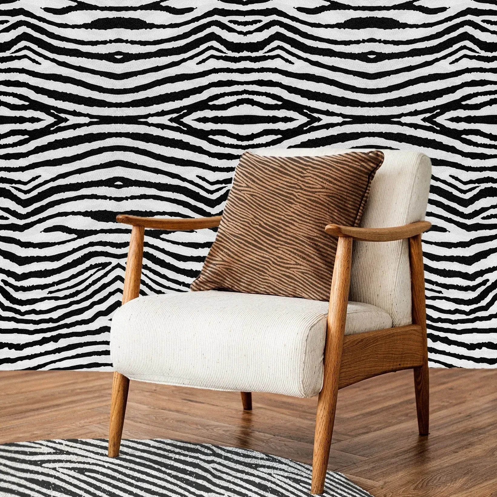 Artistic Zebra Print Acrylic Shower Wall Panels Home Decor Wall Panels 2440mmm x 1220mm
