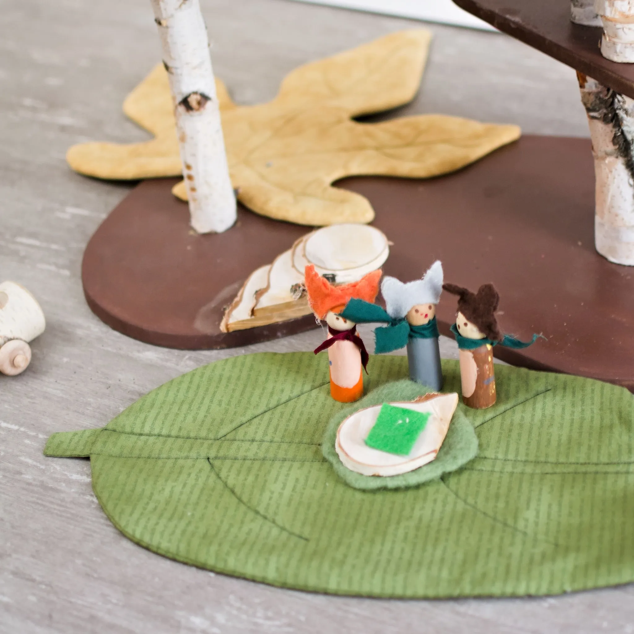 Australian Leaf Sewing Patterns BUNDLE ~  5 leaf shapes in ALL sizes
