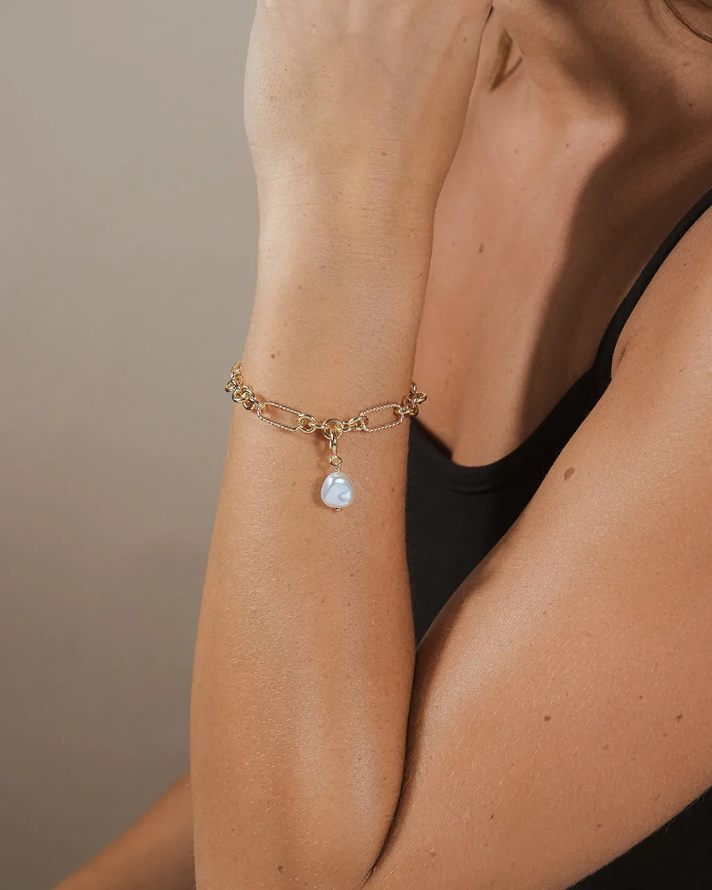 Baroque Pearl Charm