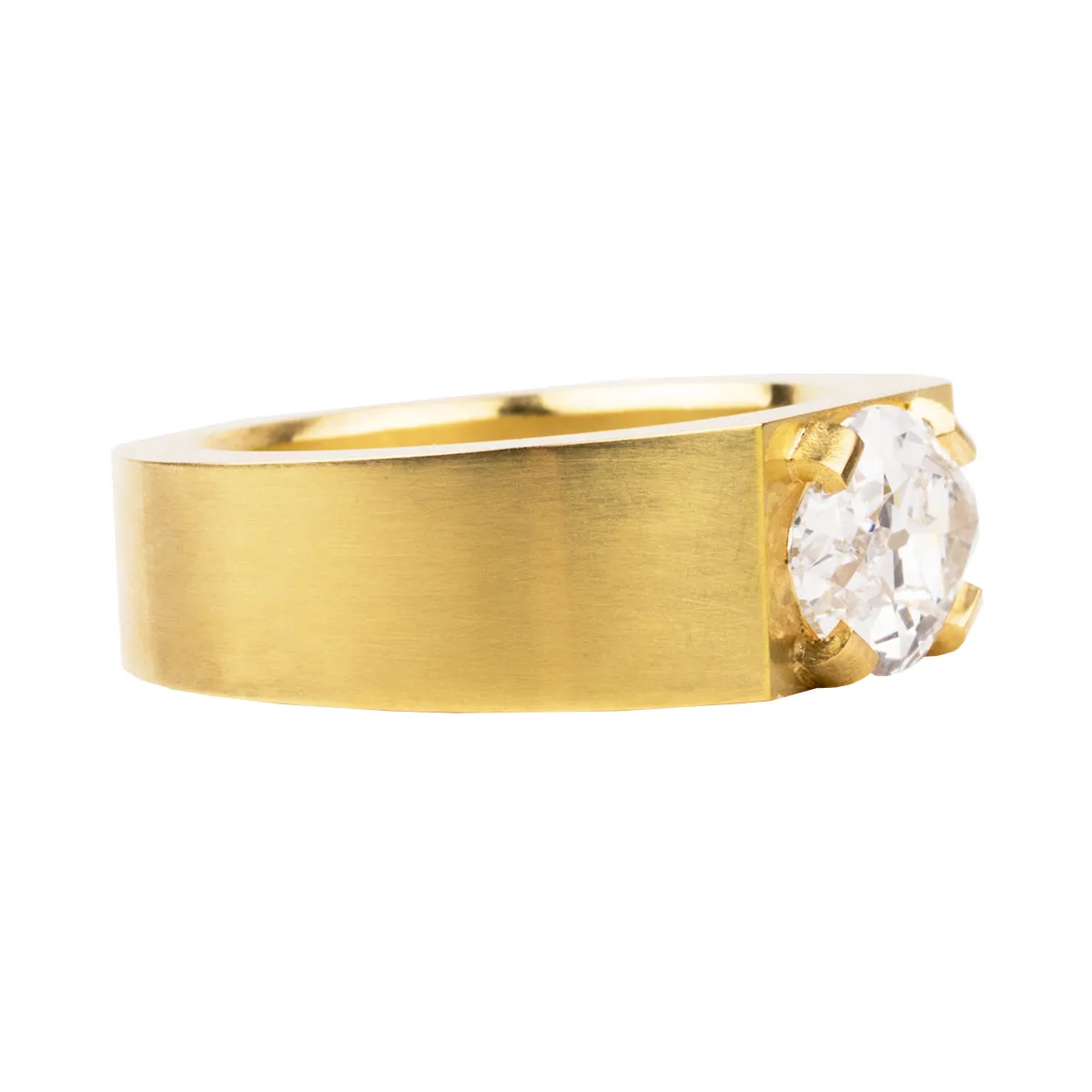 Bell & Bird Moval Cut Diamond Ring