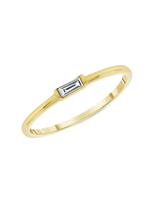 Bitsy Birthstone Ring - April Diamond 14K