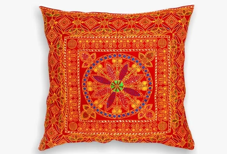 Block Print Cushion Cover