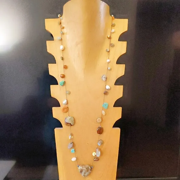 Bold Confetti Gemstone Necklace