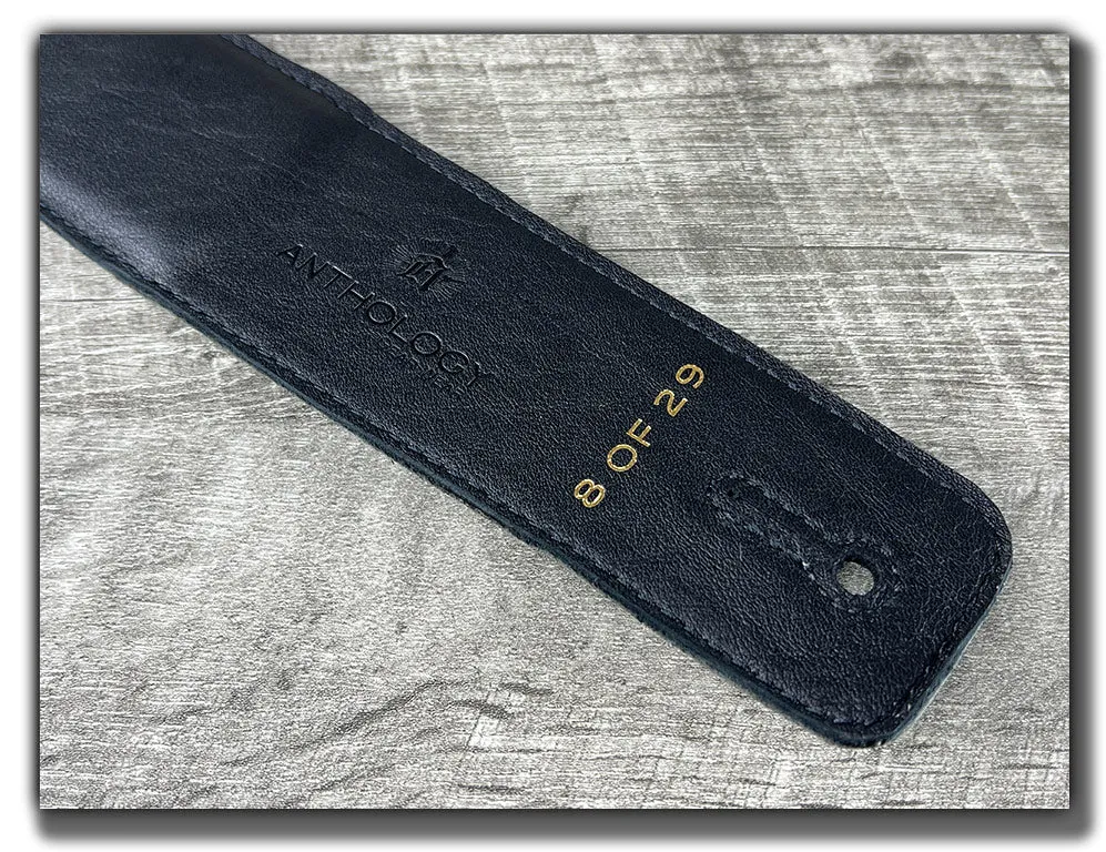 Buchanan - Tartan Plaid and Aged Steel Leather Guitar Strap - Numbered Limited Edition