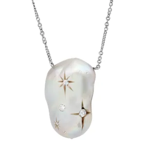 Carved Pearl Necklace