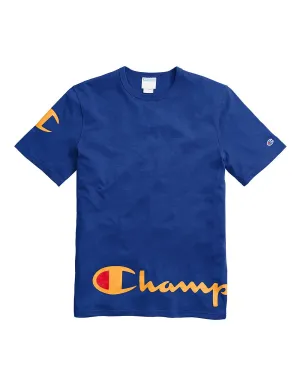 Champion Life® Men's Heritage Tee, Wraparound Logo Surf the Web
