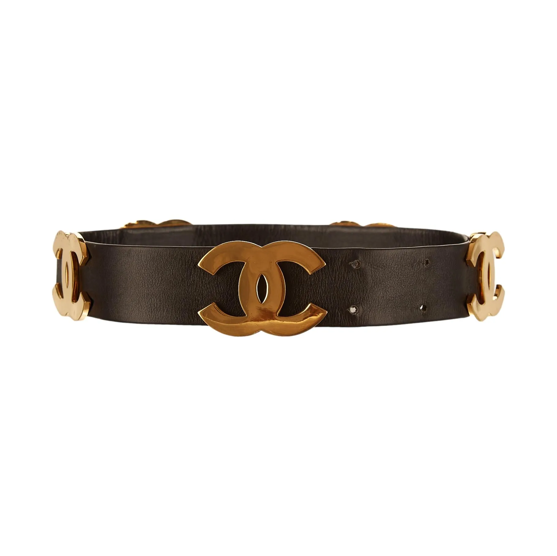 Chanel Gold Jumbo Logo Belt