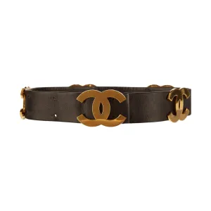 Chanel Gold Jumbo Logo Belt