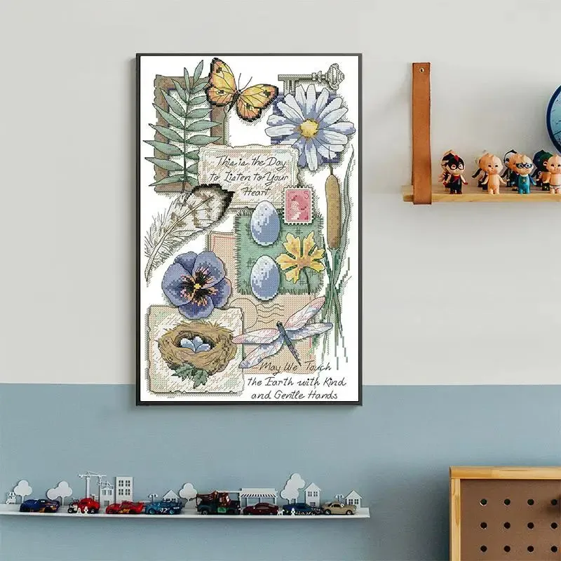 Close to Nature Stamped Cross Stitch
