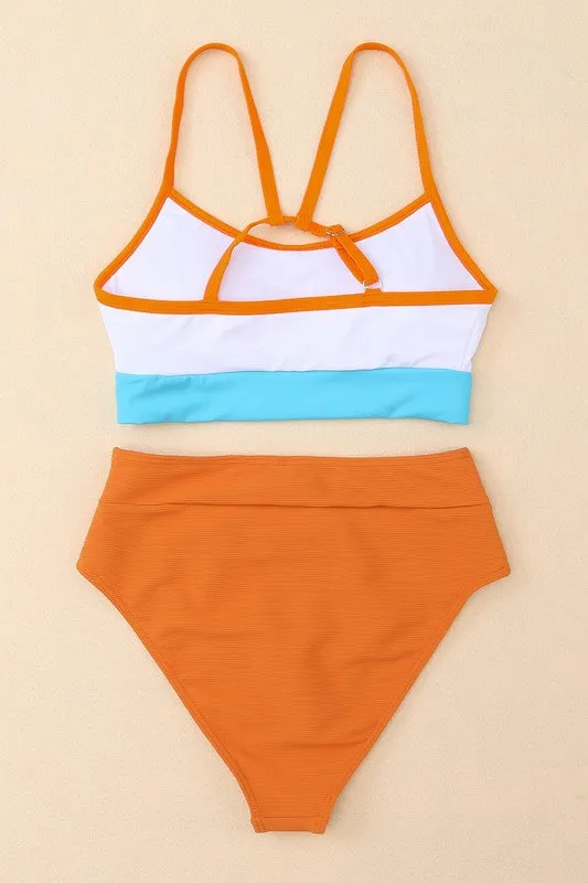 Color Block Swim Bralette (XL) - Final Sale
