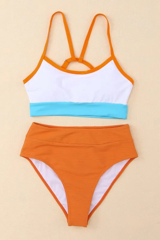 Color Block Swim Bralette (XL) - Final Sale