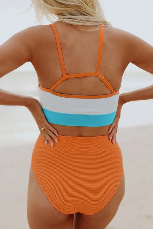 Color Block Swim Bralette (XL) - Final Sale