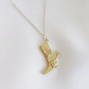 Country Girl Boot Necklace