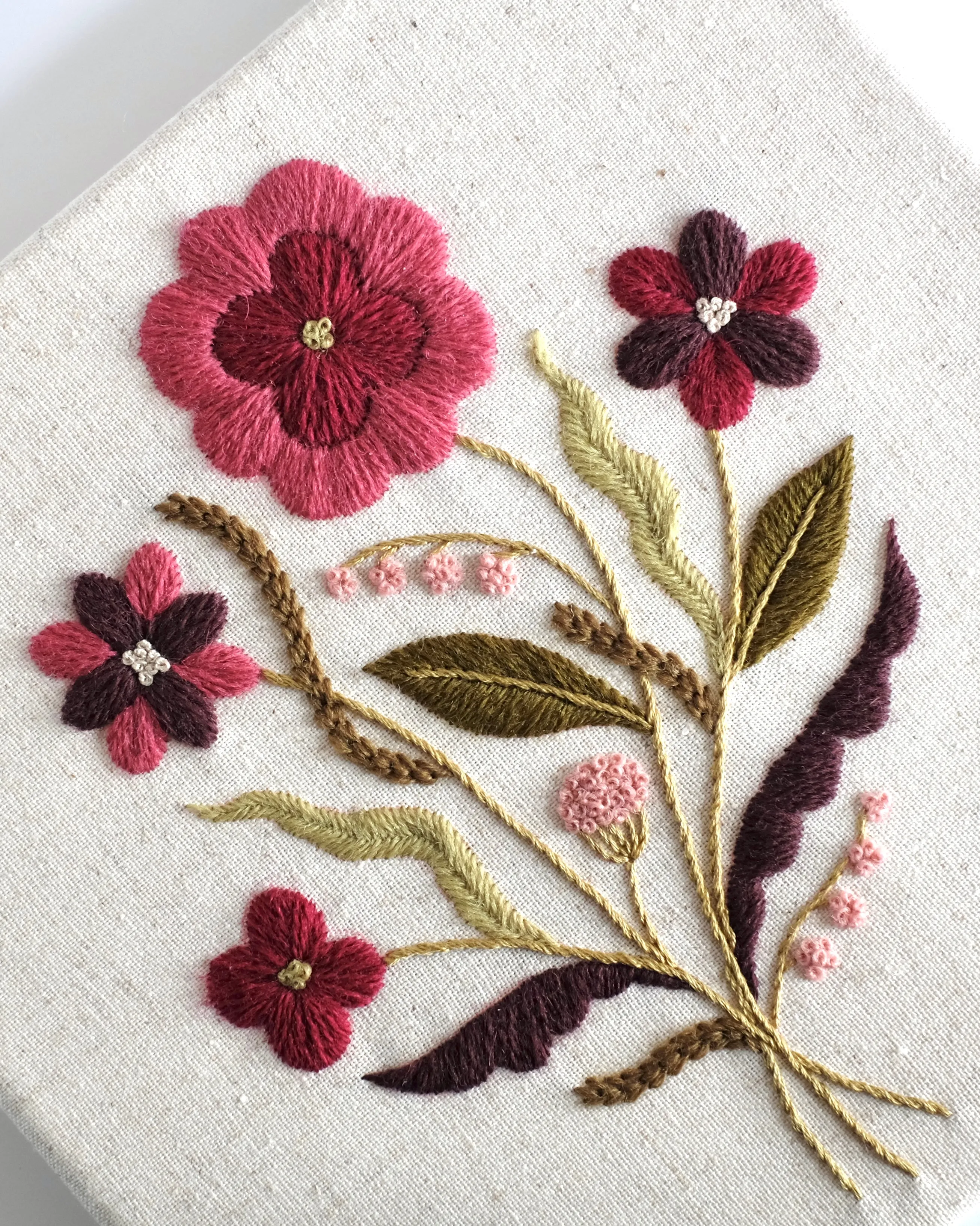 Crimson Bloom Bouquet - PDF Pattern