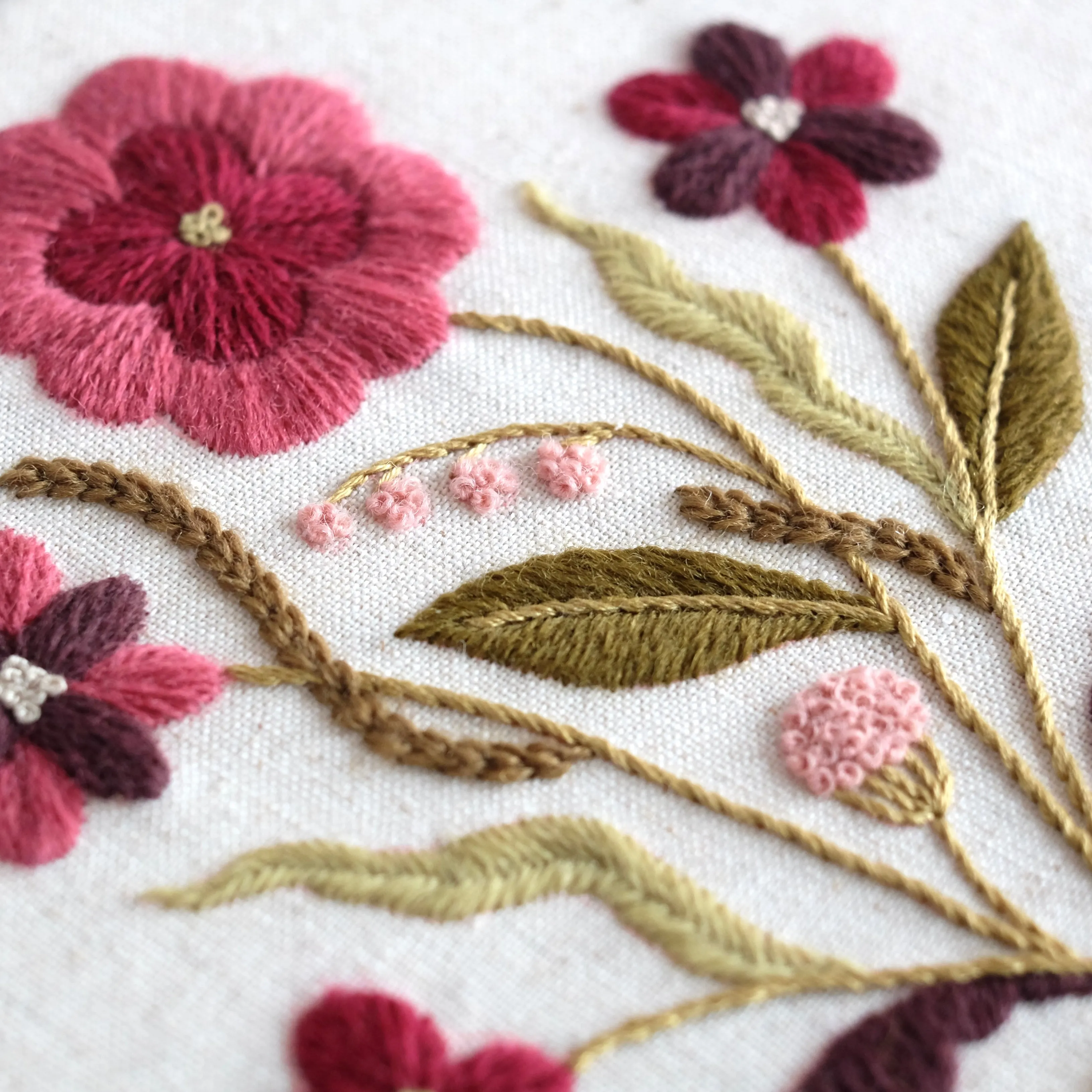 Crimson Bloom Bouquet - PDF Pattern