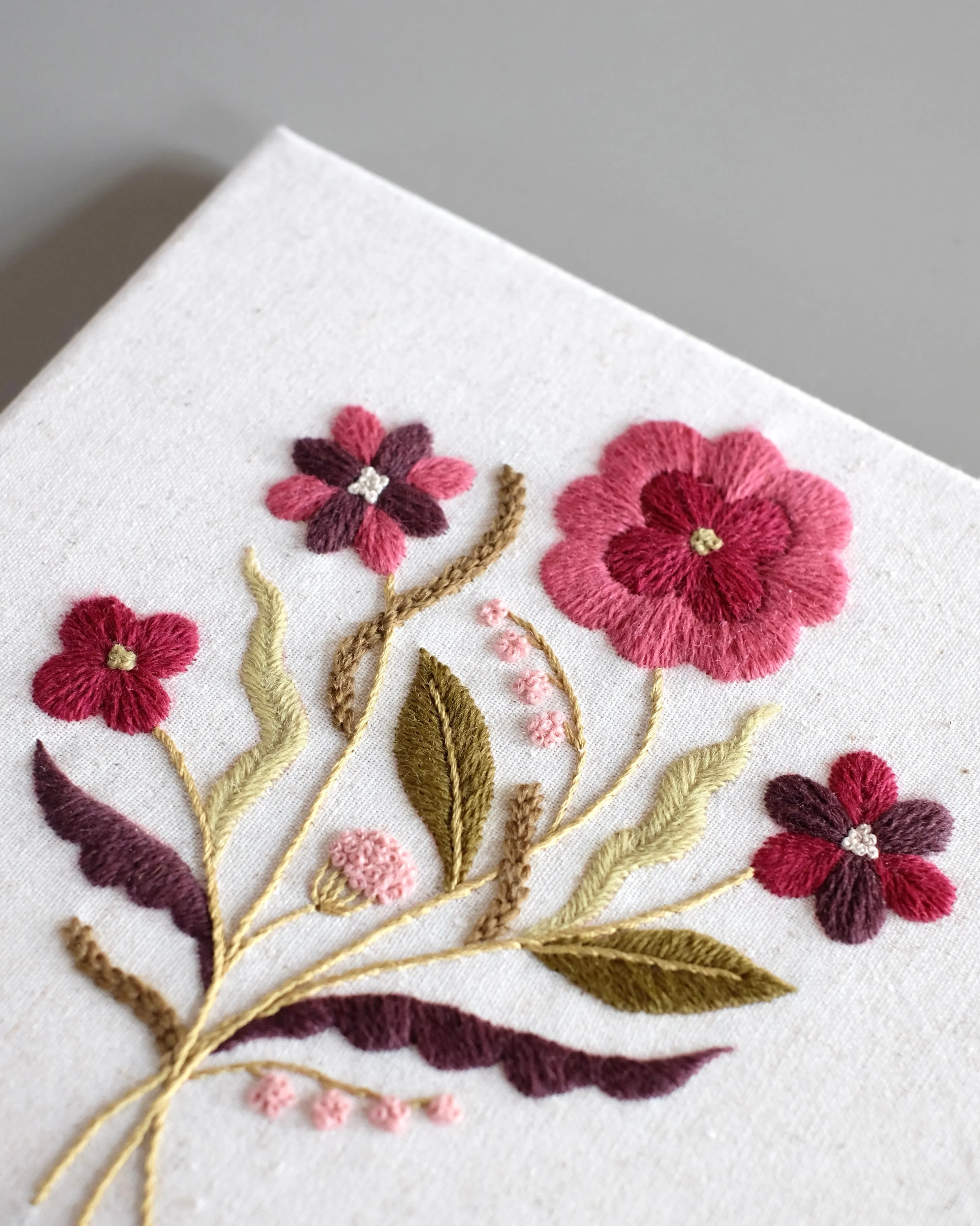 Crimson Bloom Bouquet - PDF Pattern
