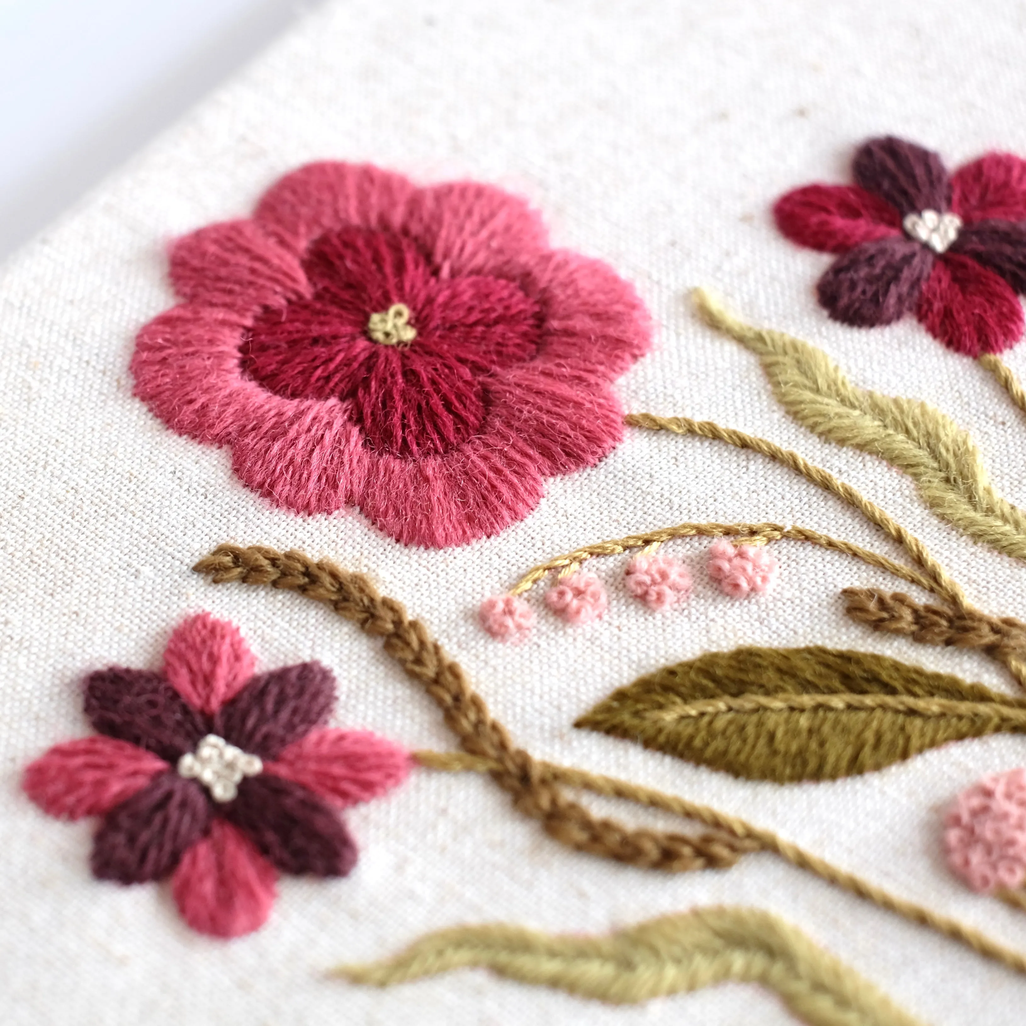 Crimson Bloom Bouquet - PDF Pattern