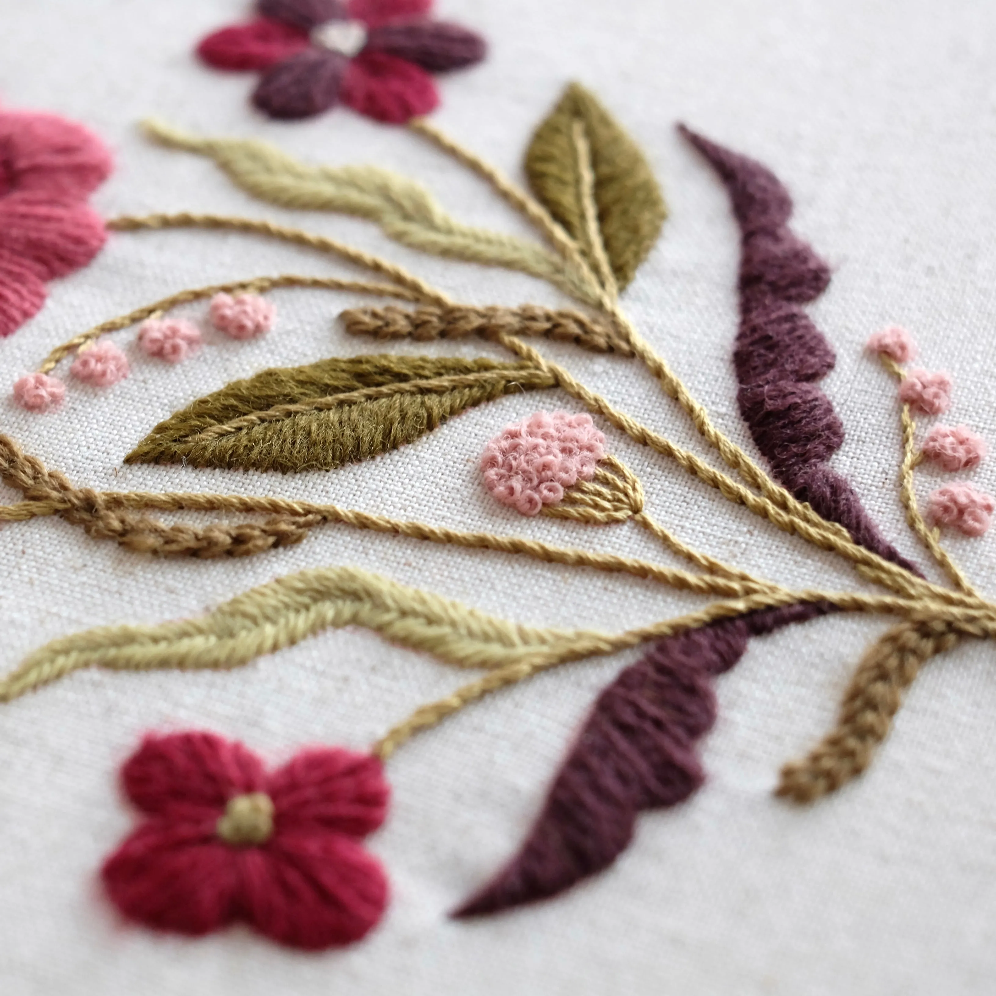 Crimson Bloom Bouquet - PDF Pattern