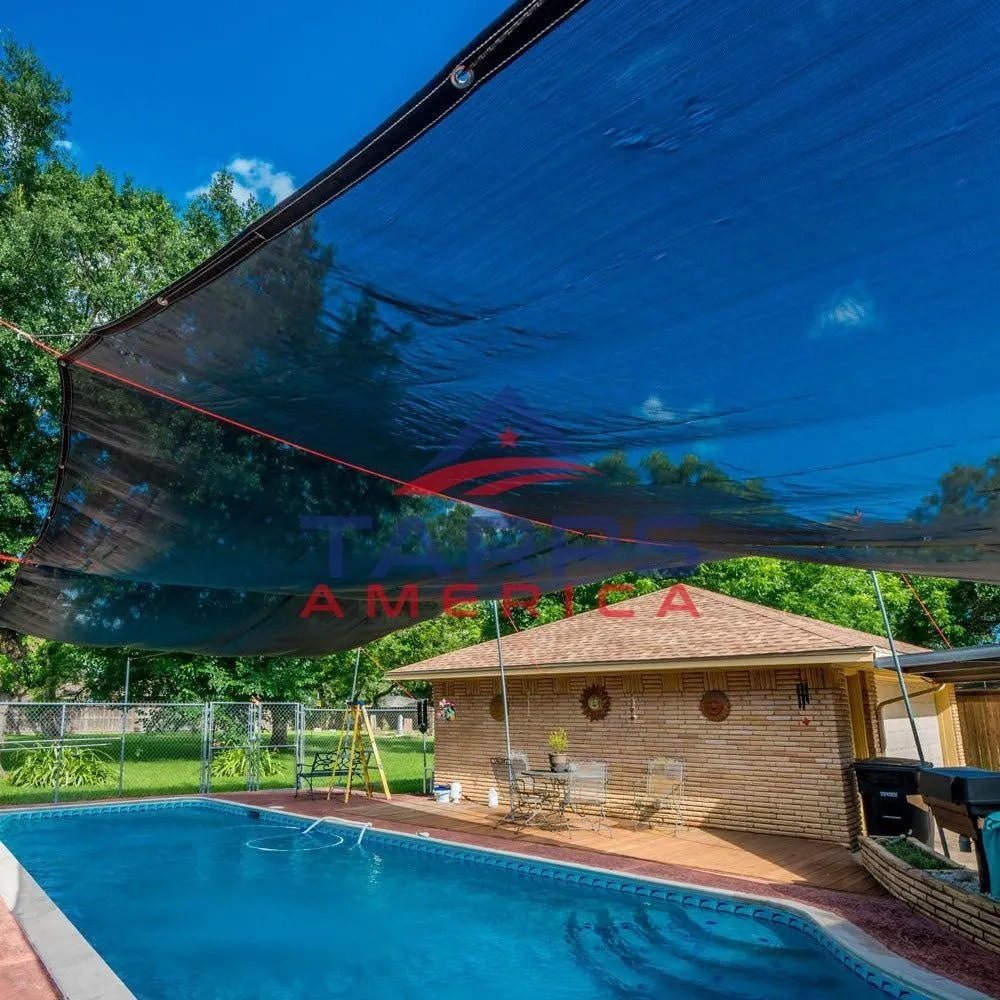 Custom Black 80% Shade Cloth Mesh Tarp by ShadeMax®