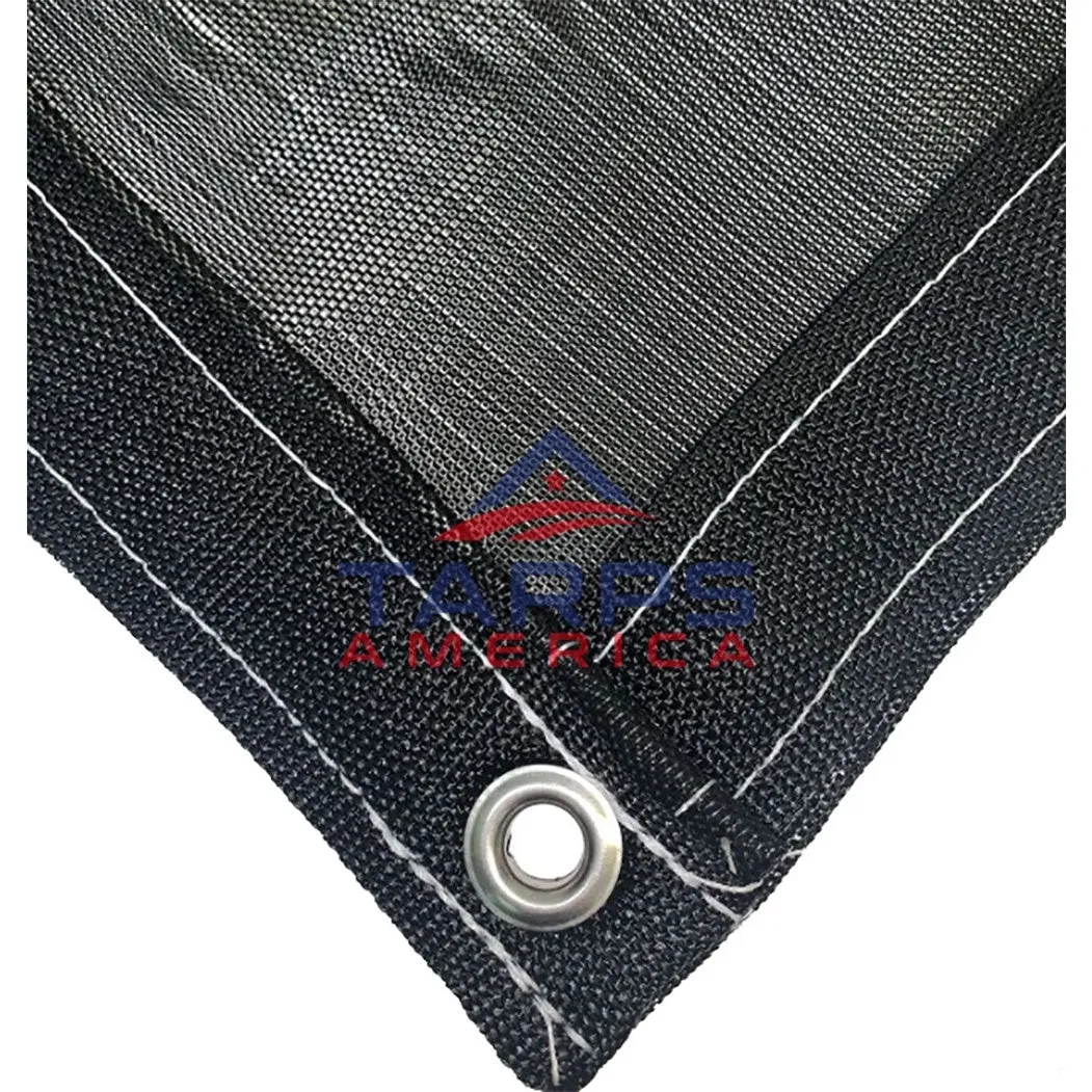 Custom Black 80% Shade Cloth Mesh Tarp by ShadeMax®