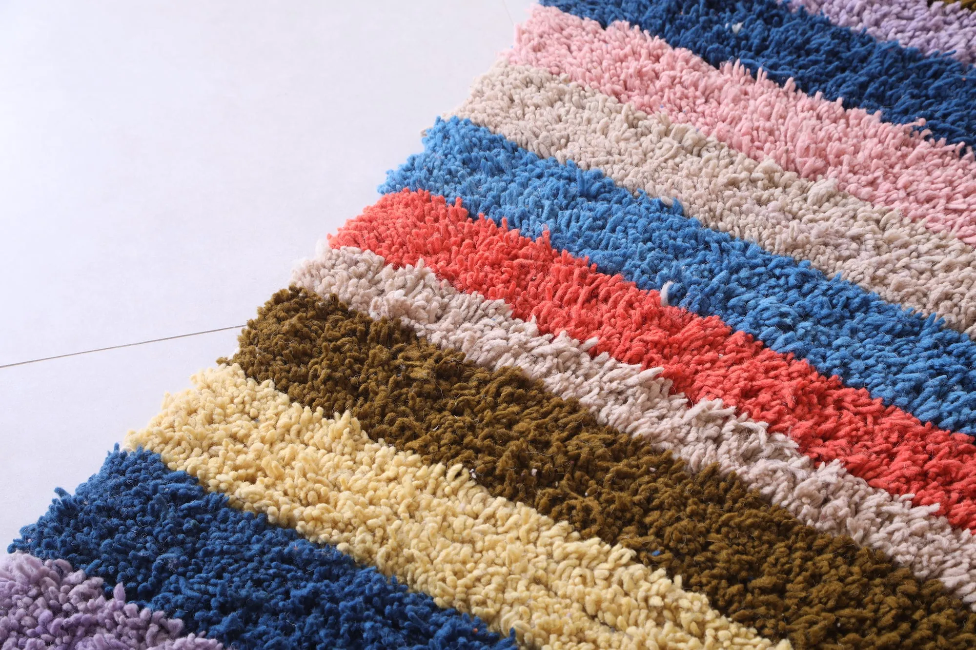 Custom Moroccan Azilal rug - Colorful berber carpet - Wool rug