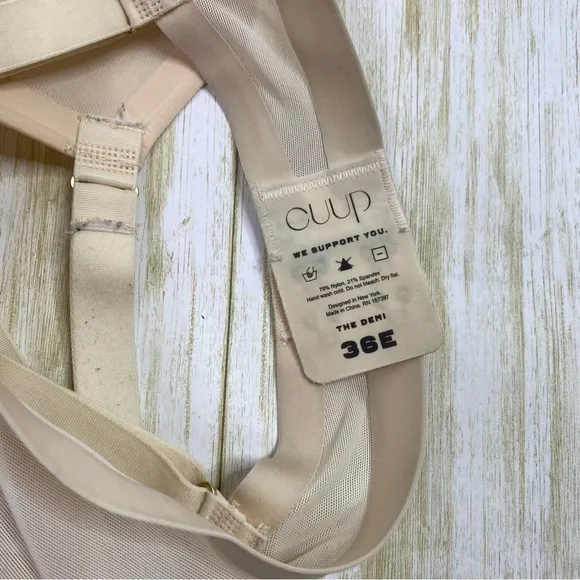 Cuup The Demi Cream Colored Bra