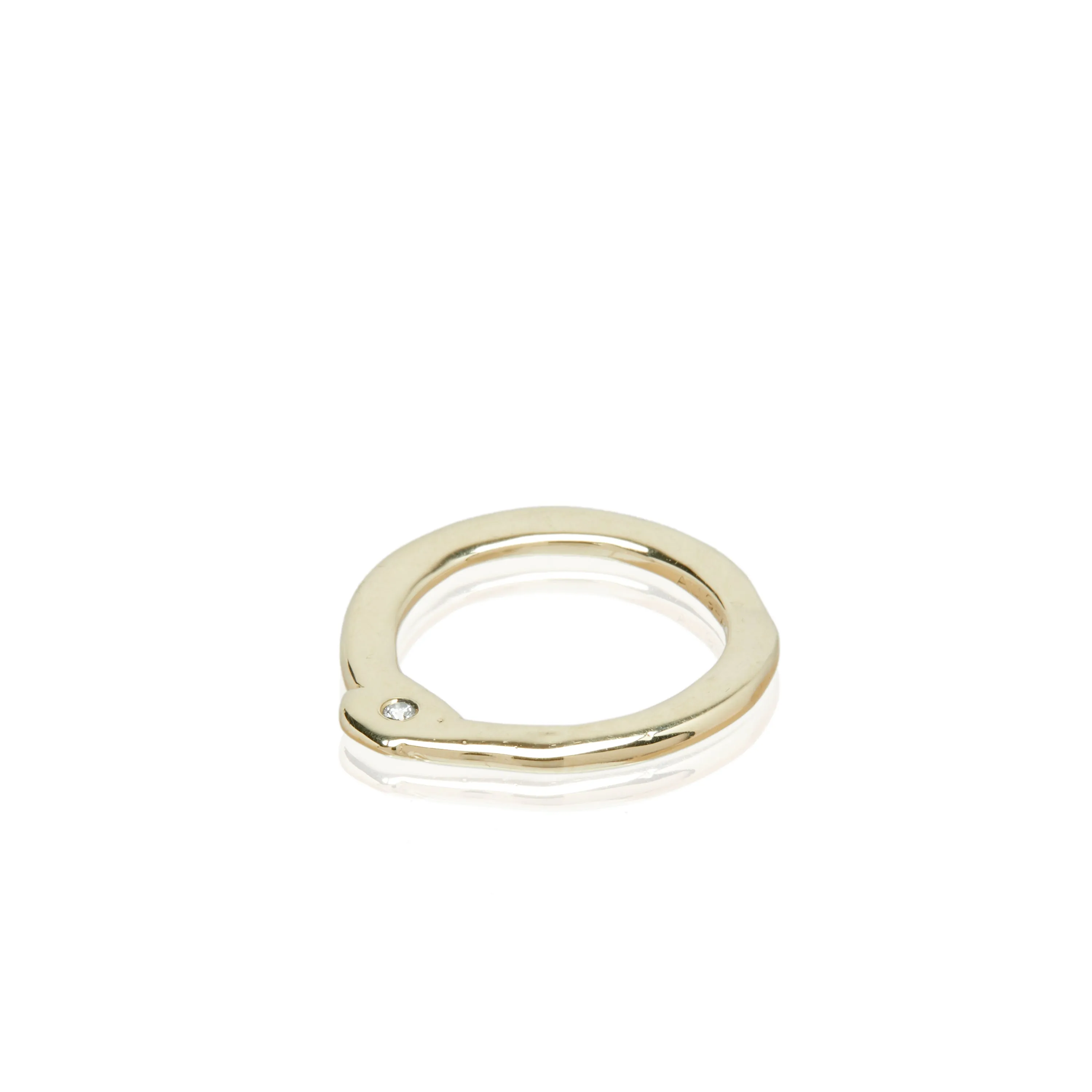 Dainty Gold Diamond Stack Ring