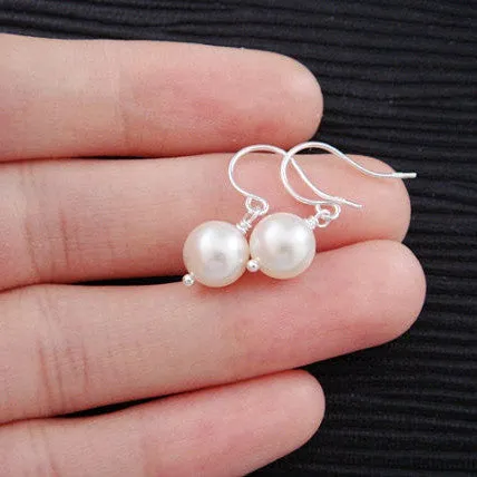 Dainty Pearl Earrings