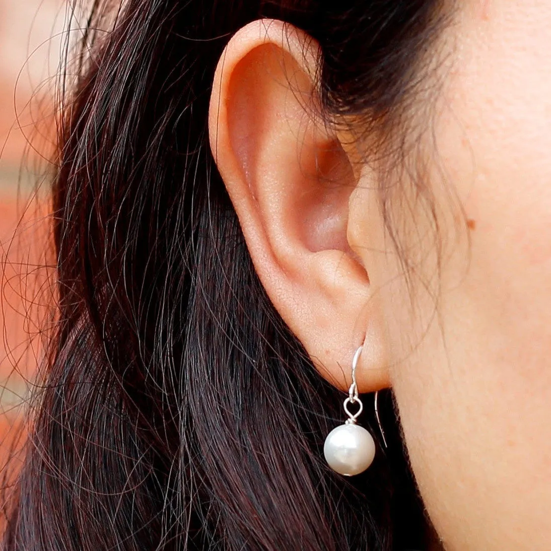 Dainty Pearl Earrings