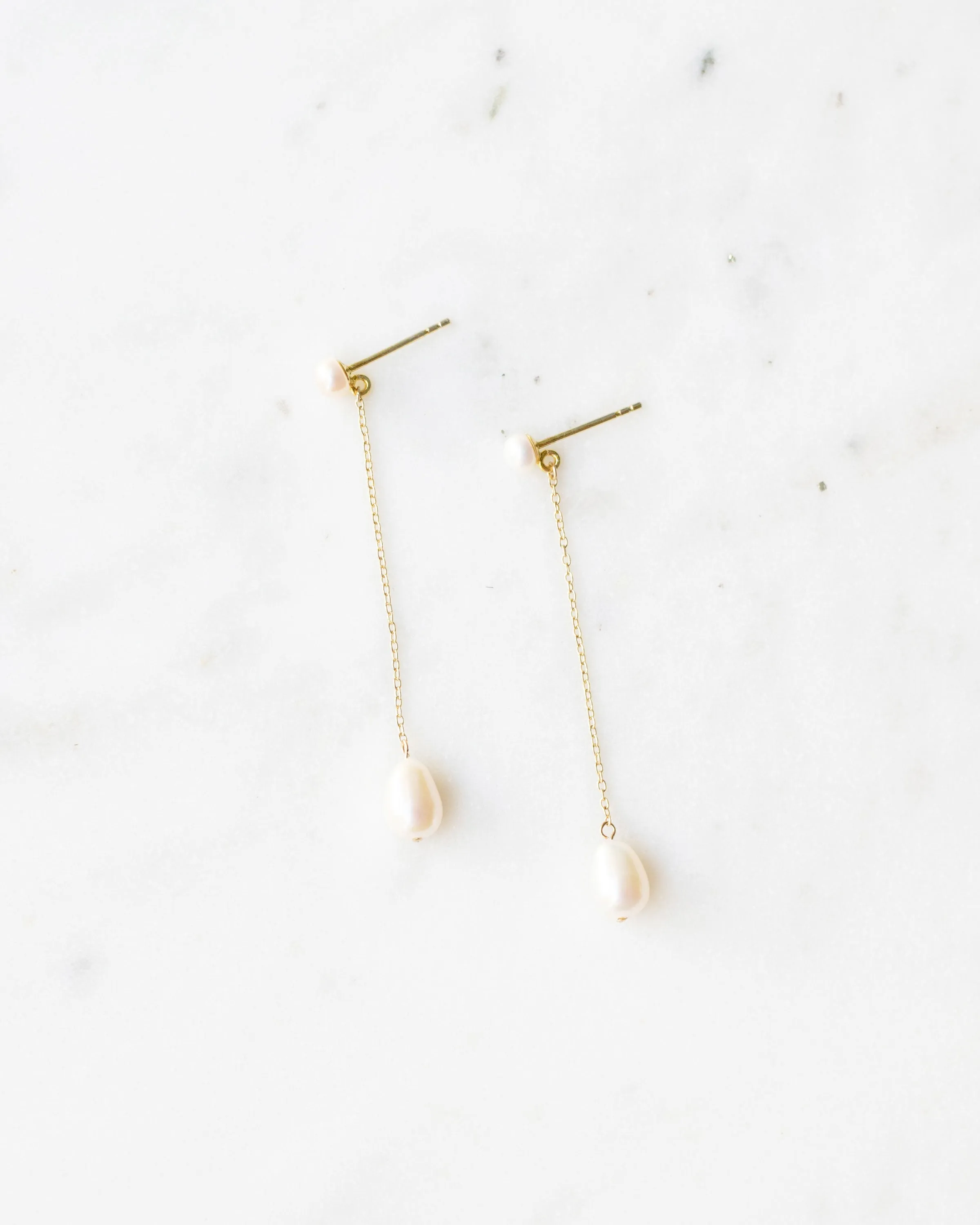 Dainty Pearl Jewelry Set