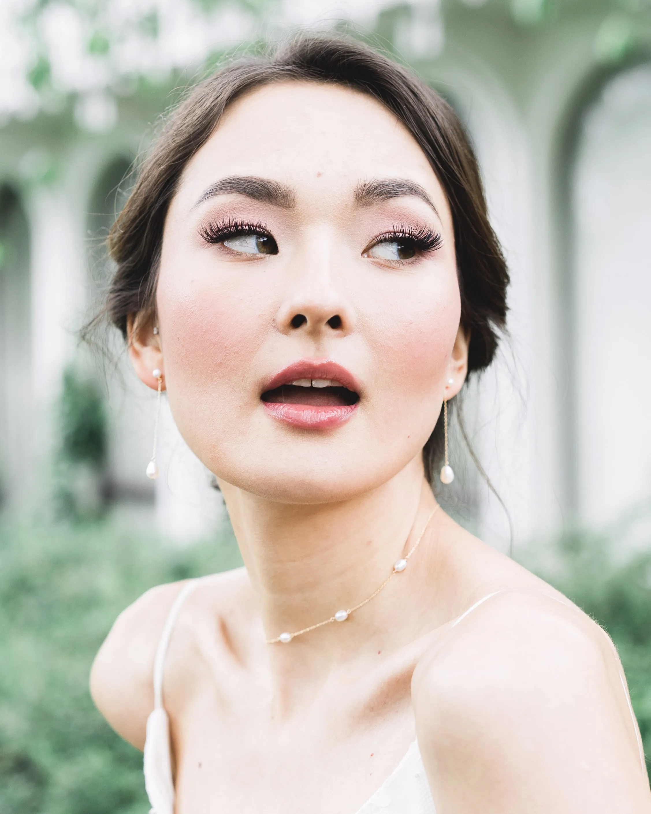 Dainty Pearl Jewelry Set
