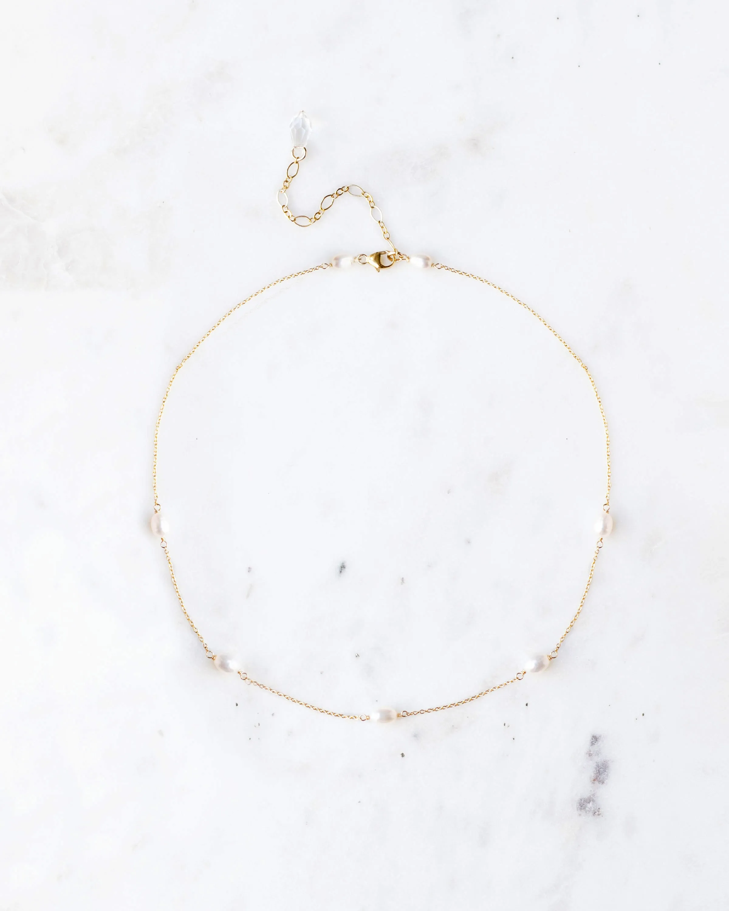 Dainty Pearl Jewelry Set