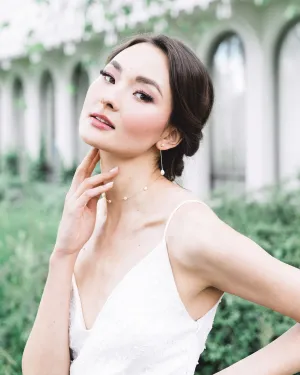Dainty Pearl Jewelry Set