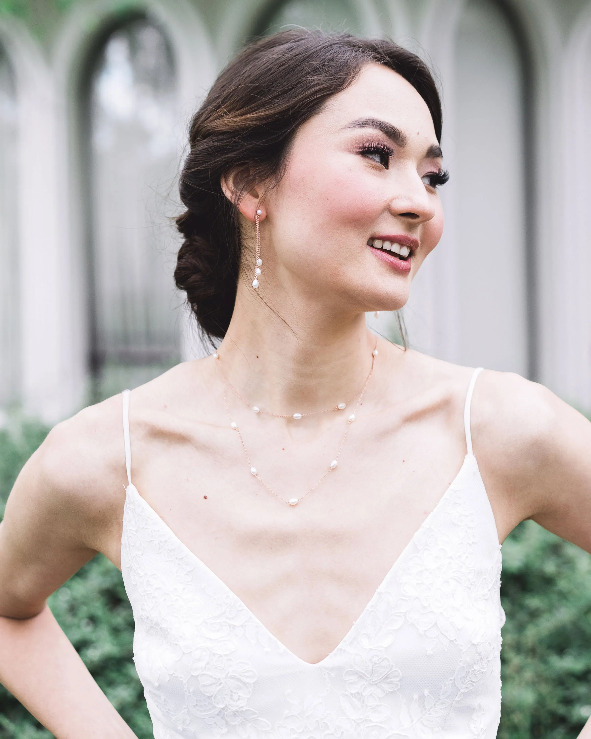 Dainty Pearl Layered Necklace