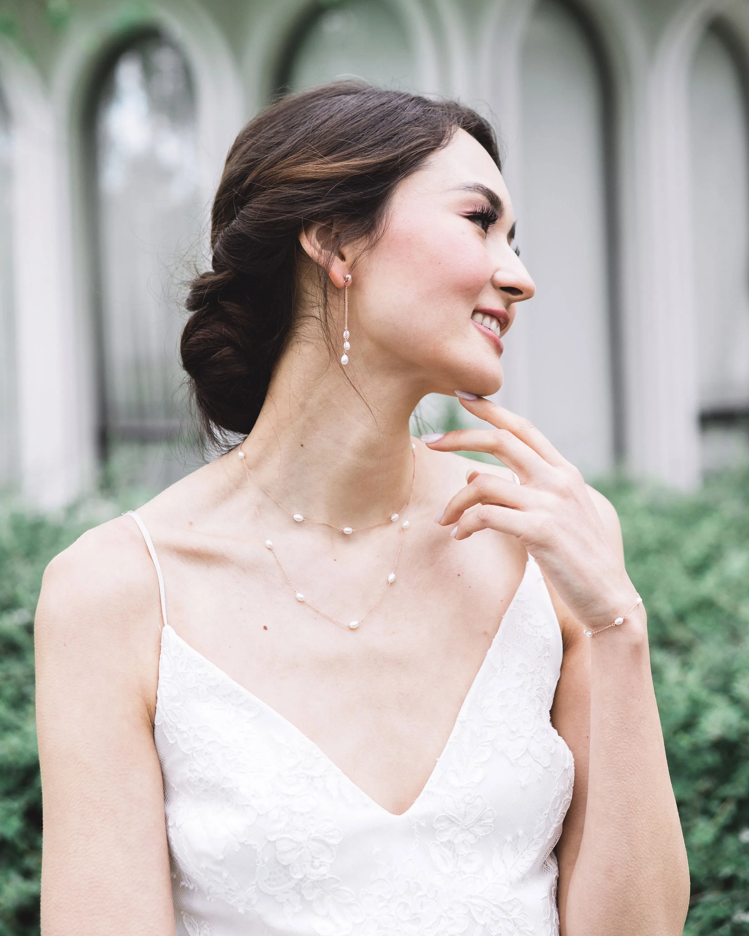 Dainty Pearl Layered Necklace