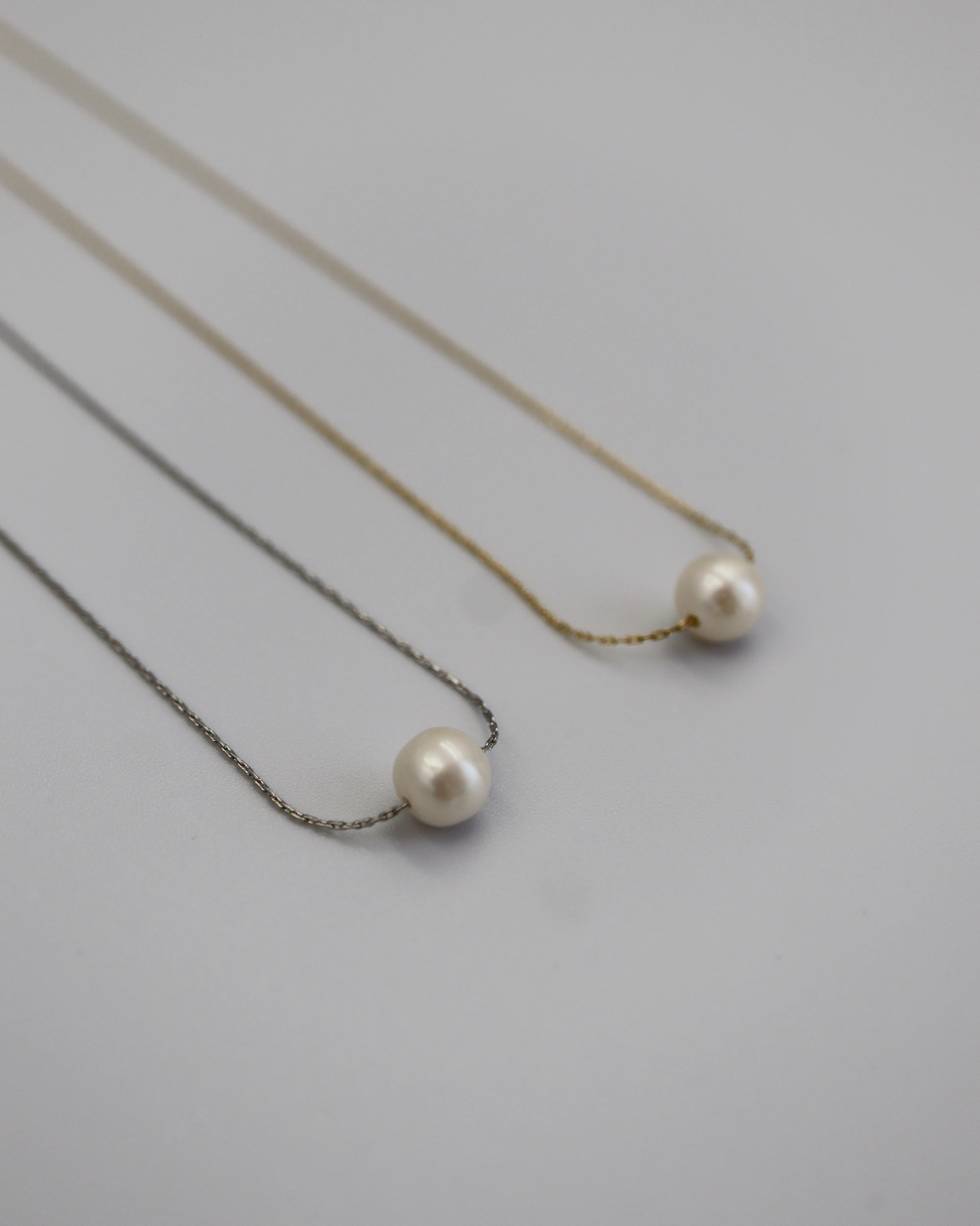 dainty pearl necklace