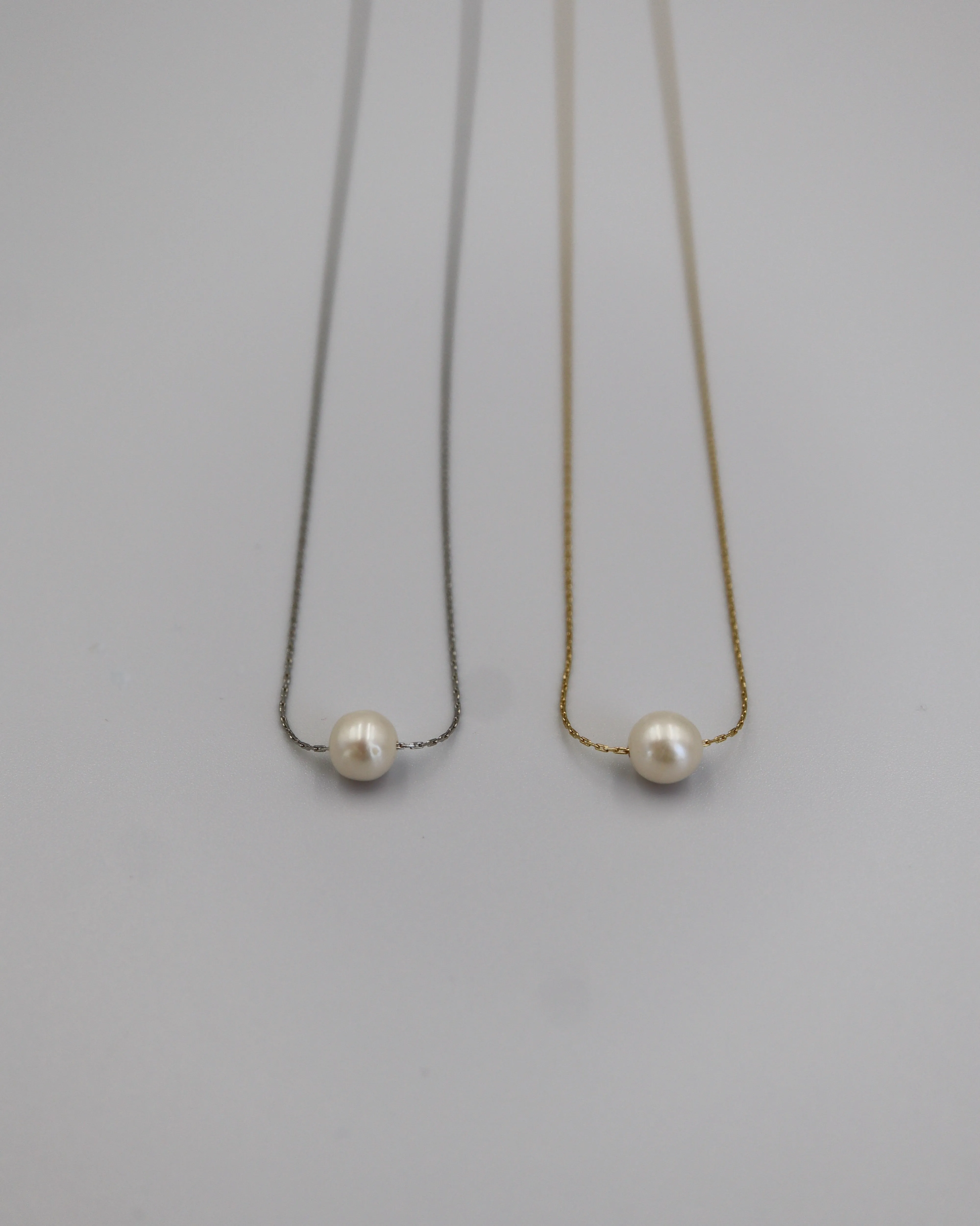 dainty pearl necklace