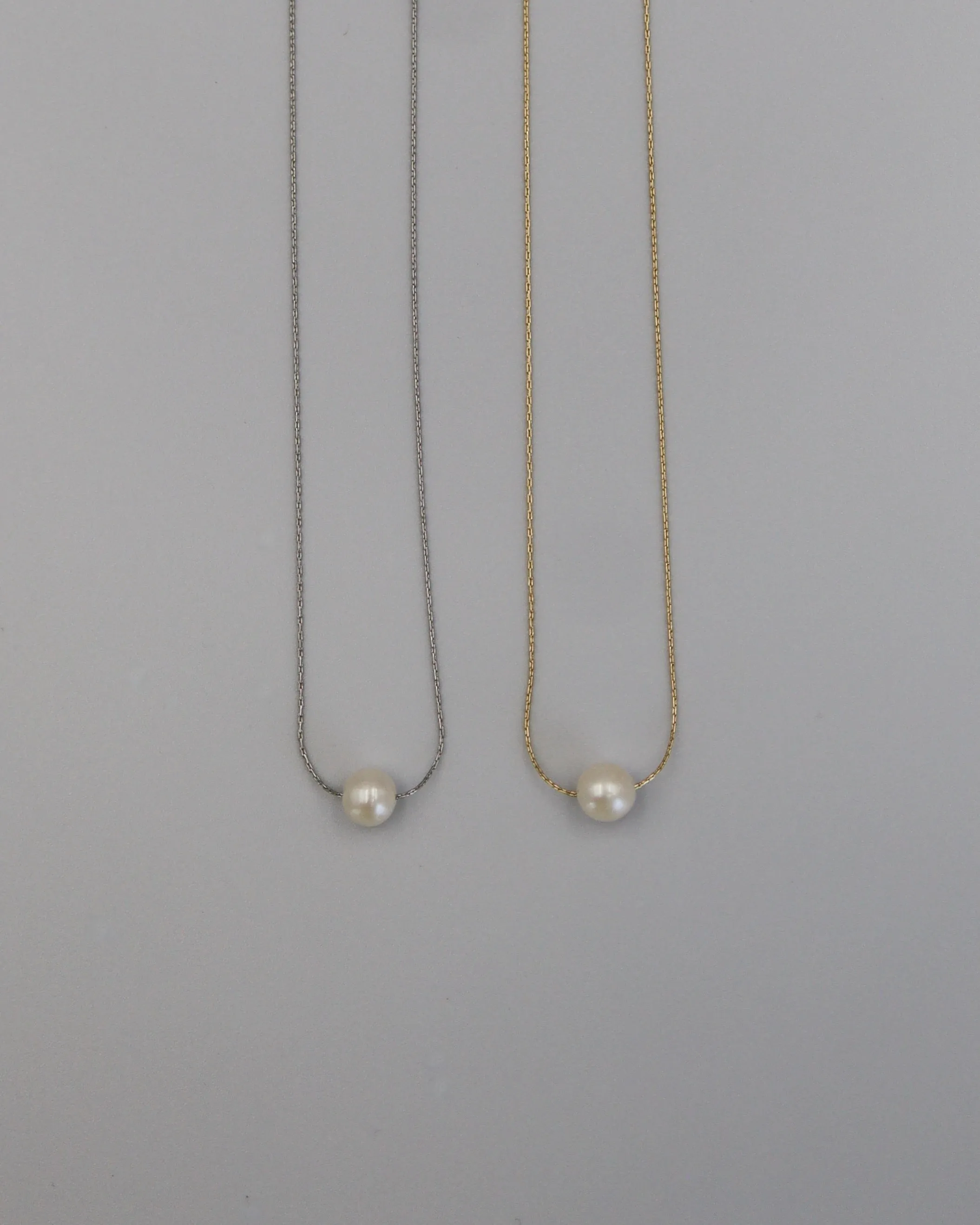 dainty pearl necklace