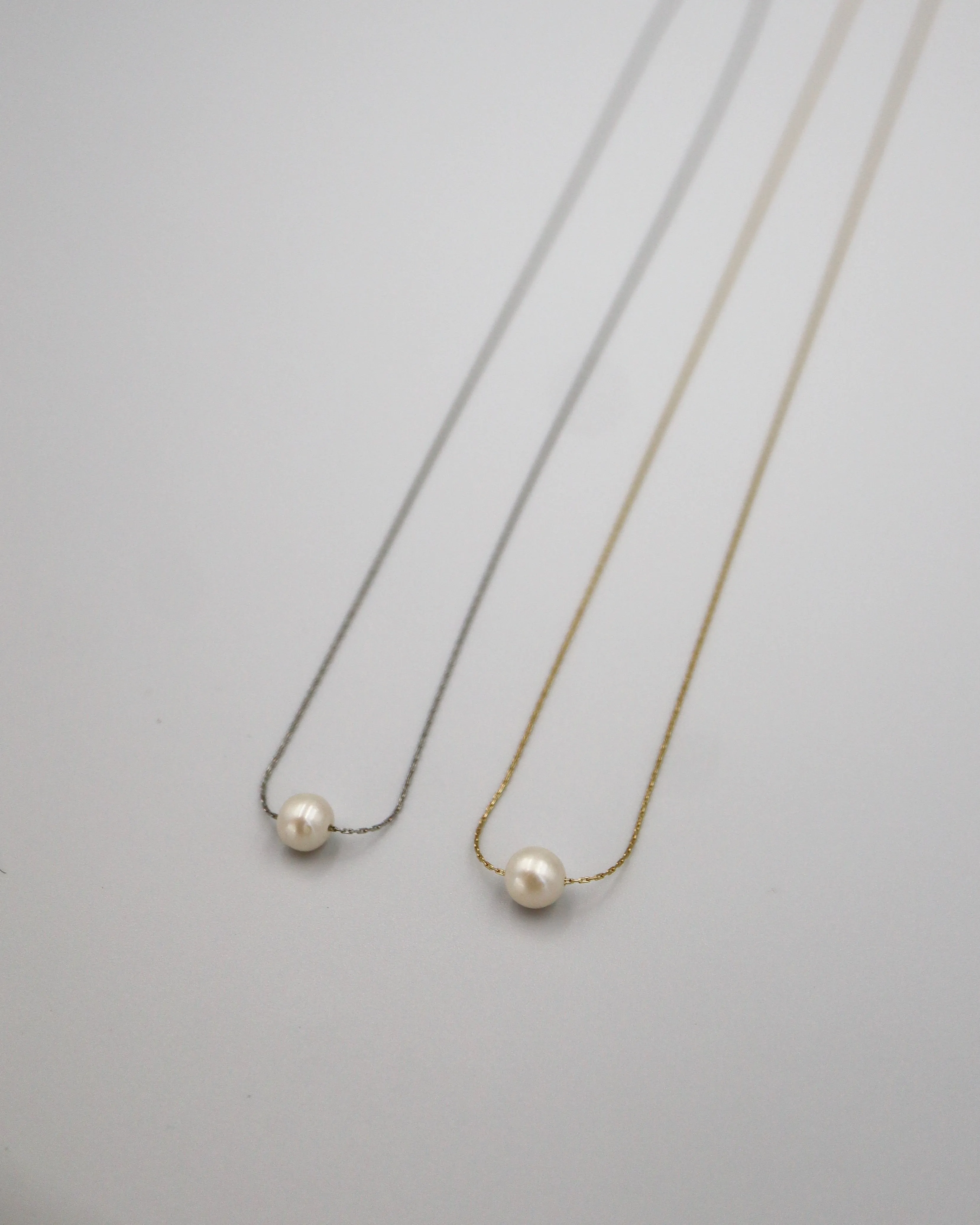 dainty pearl necklace